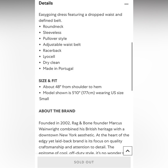 rag & bone Black Rower Belted Midi Dress Size Small - Picture 3 of 9